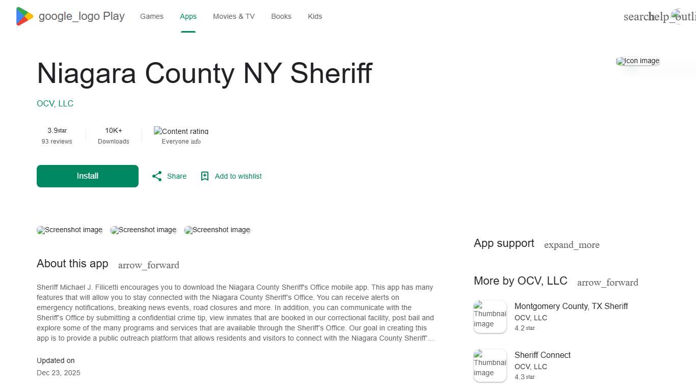 Niagara County NY Sheriff - Apps on Google Play